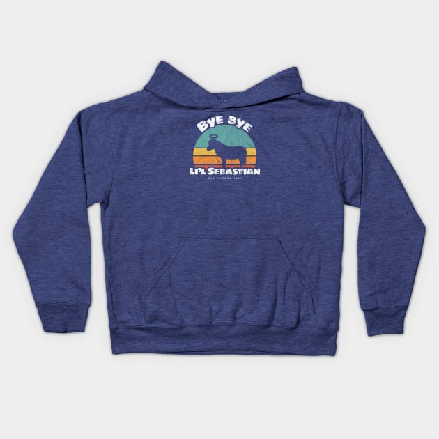 Bye bye Li'l Sebastian • Est Pawnee 1986 Kids Hoodie by gabradoodle